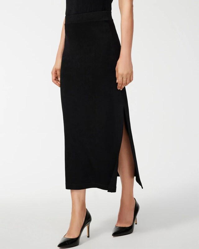 Travelers Side-Slit Maxi Skirt - image 3